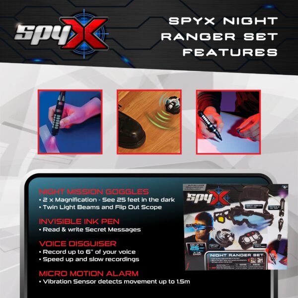 SpyX Night Mission Goggles & Spy Kit – Ultimate Spy Adventure Pack