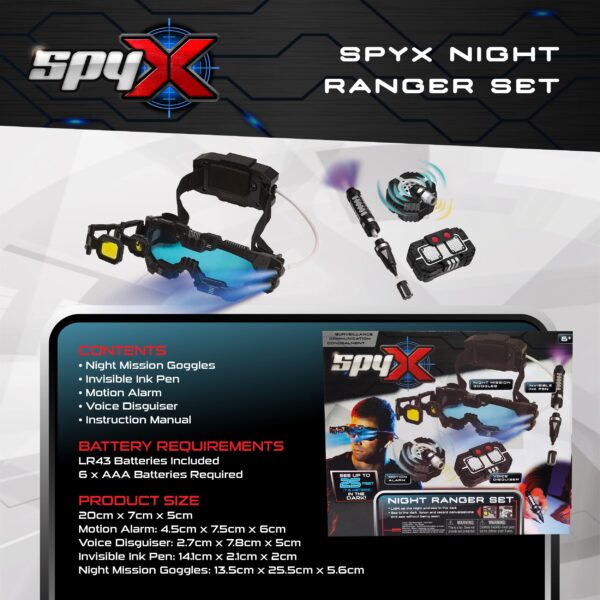 SpyX Night Mission Goggles & Spy Kit – Ultimate Spy Adventure Pack